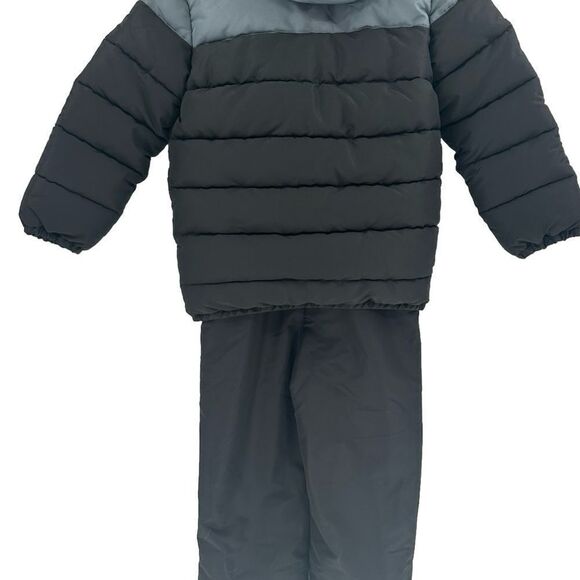 Boys Long Sleeve COAT/JACKET & Sleeveless Solid Snow
Overalls 2-Piece - Picture 3 of 9